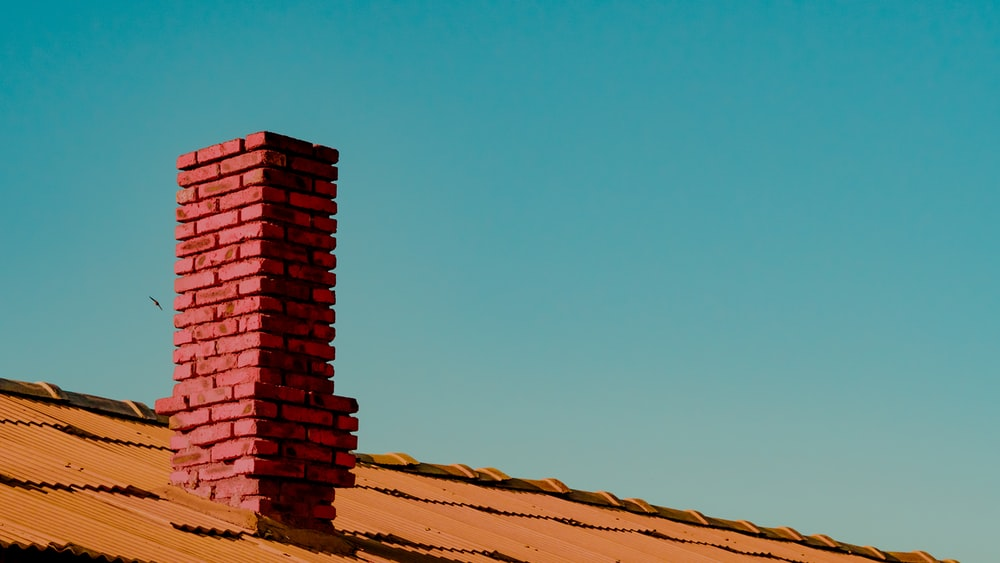 A chimney in Gainesville that needs repairs
